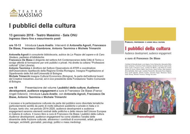invito pubblici della cultura
